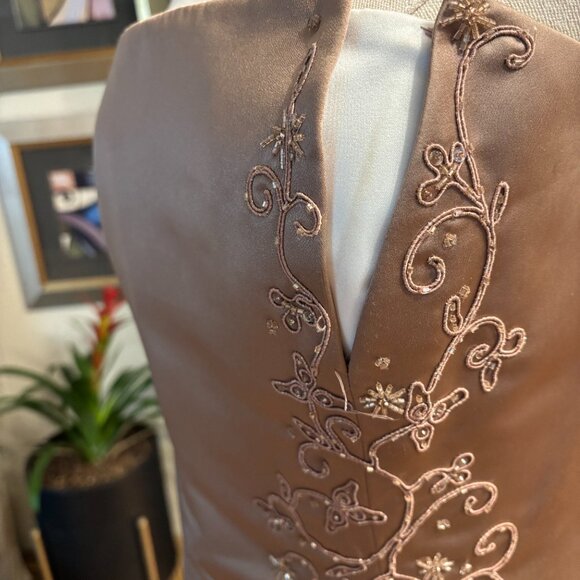 Strapless Evening Gown Size 16 - Picture 2 of 6